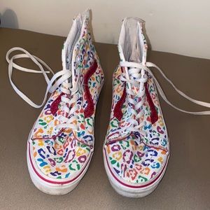 Vans- Preloved colorful vans sneakers